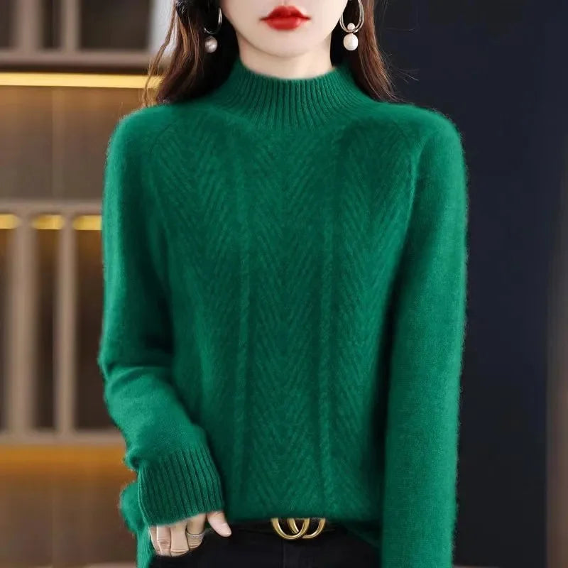 Suzanne | Structured cashmere blend sweater design
