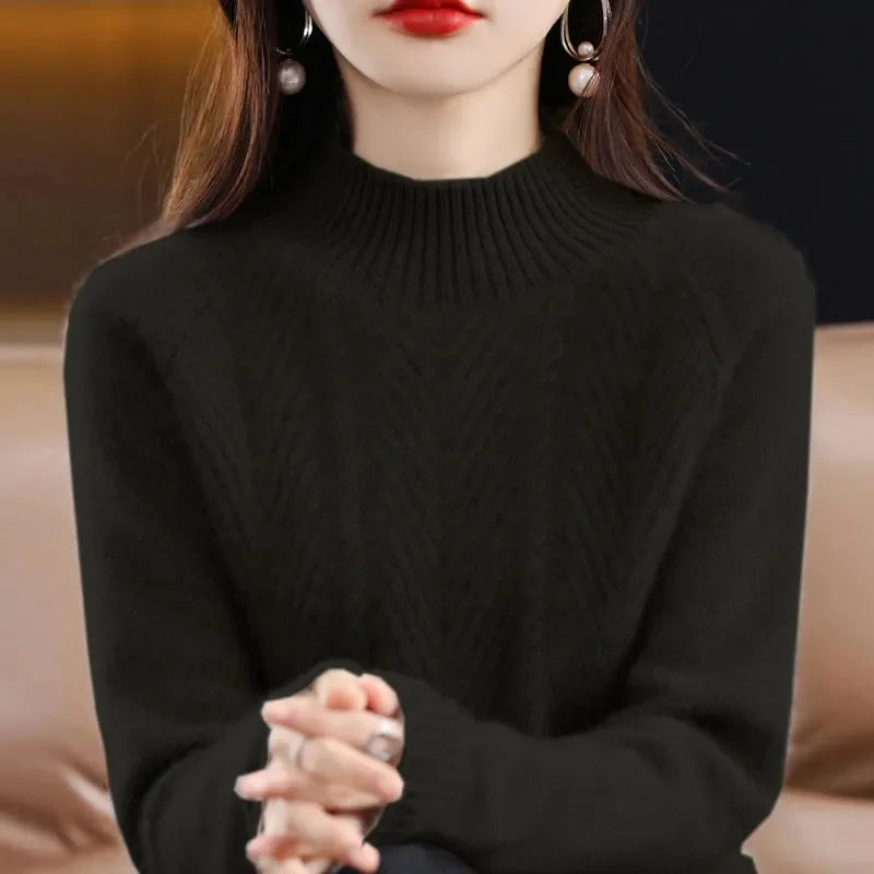 Suzanne | Structured cashmere blend sweater design