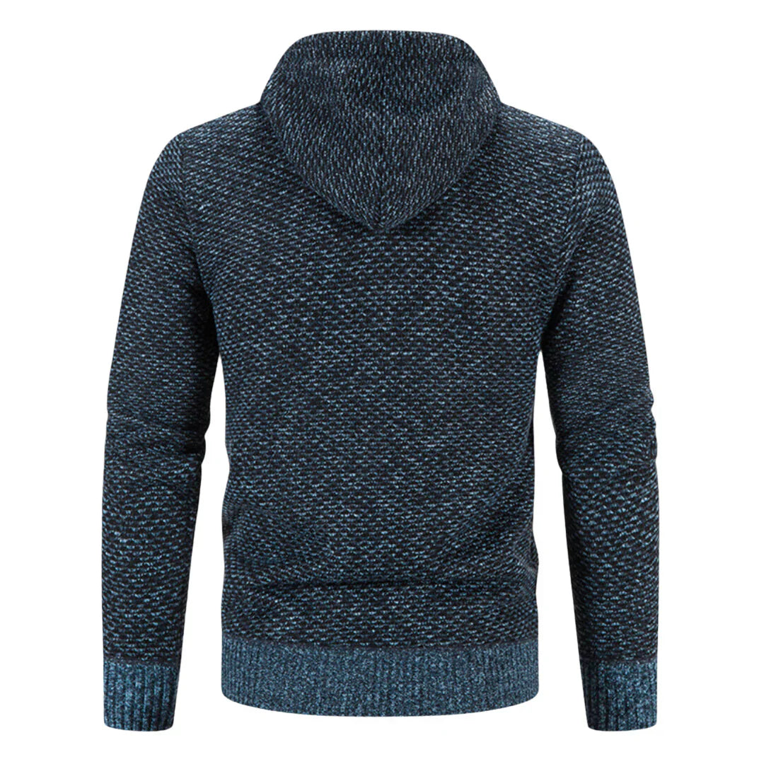 Maren | Knitted Hoodie Jacket with Fleece Lining