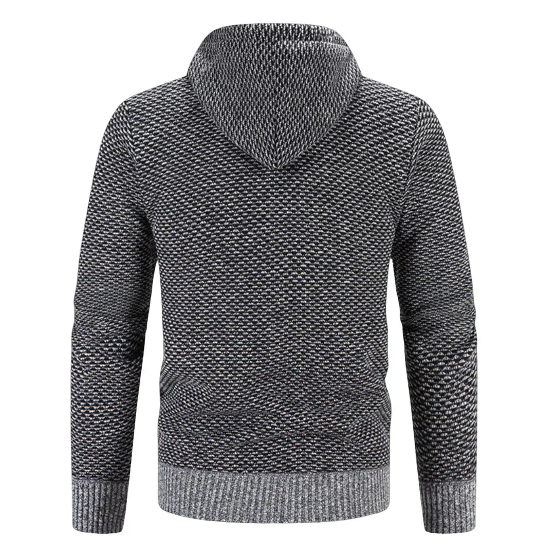 Maren | Knitted Hoodie Jacket with Fleece Lining