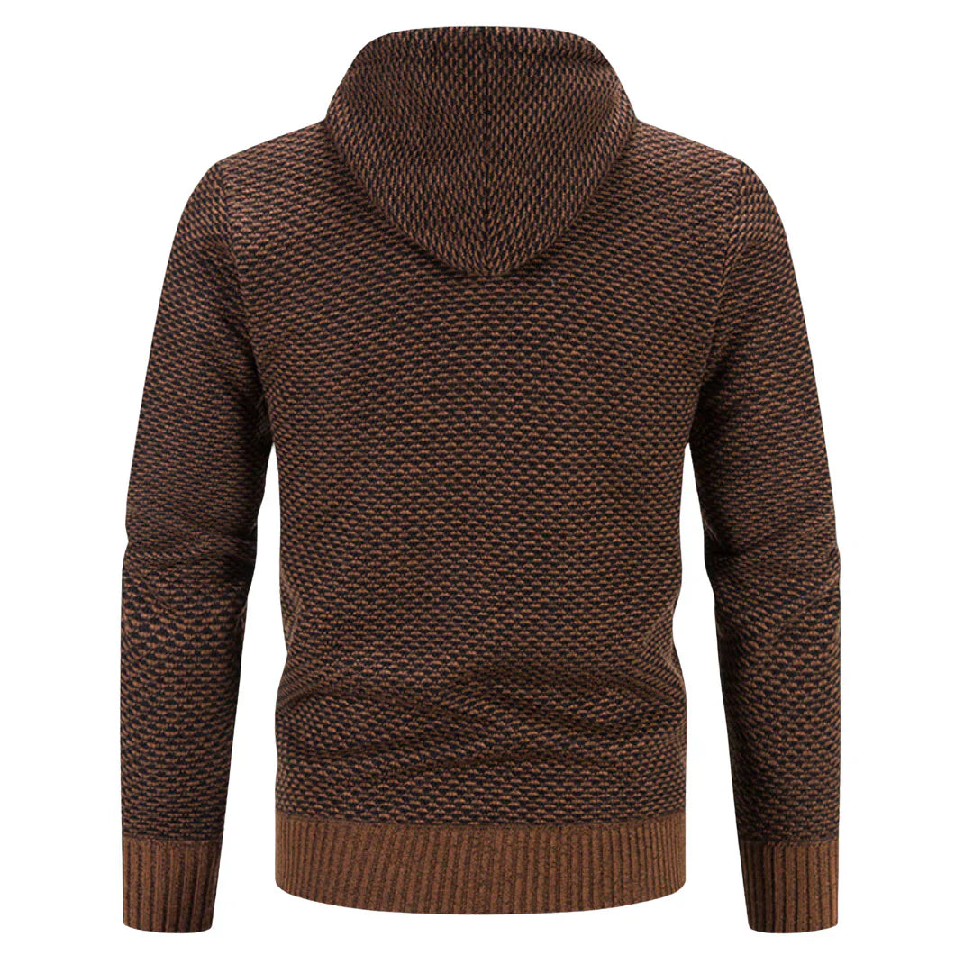 Maren | Knitted Hoodie Jacket with Fleece Lining