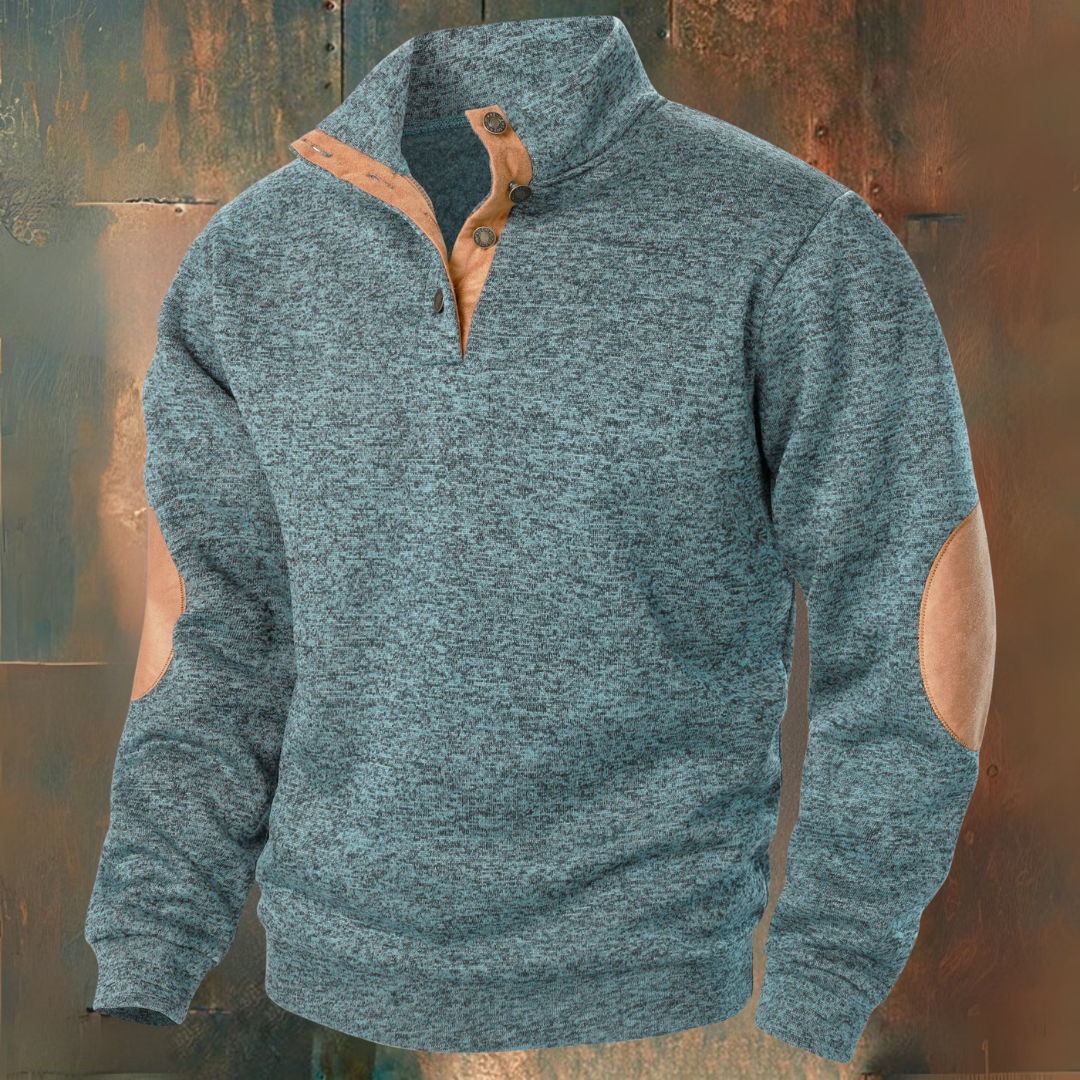 René | Knit Sweater with Suede Details