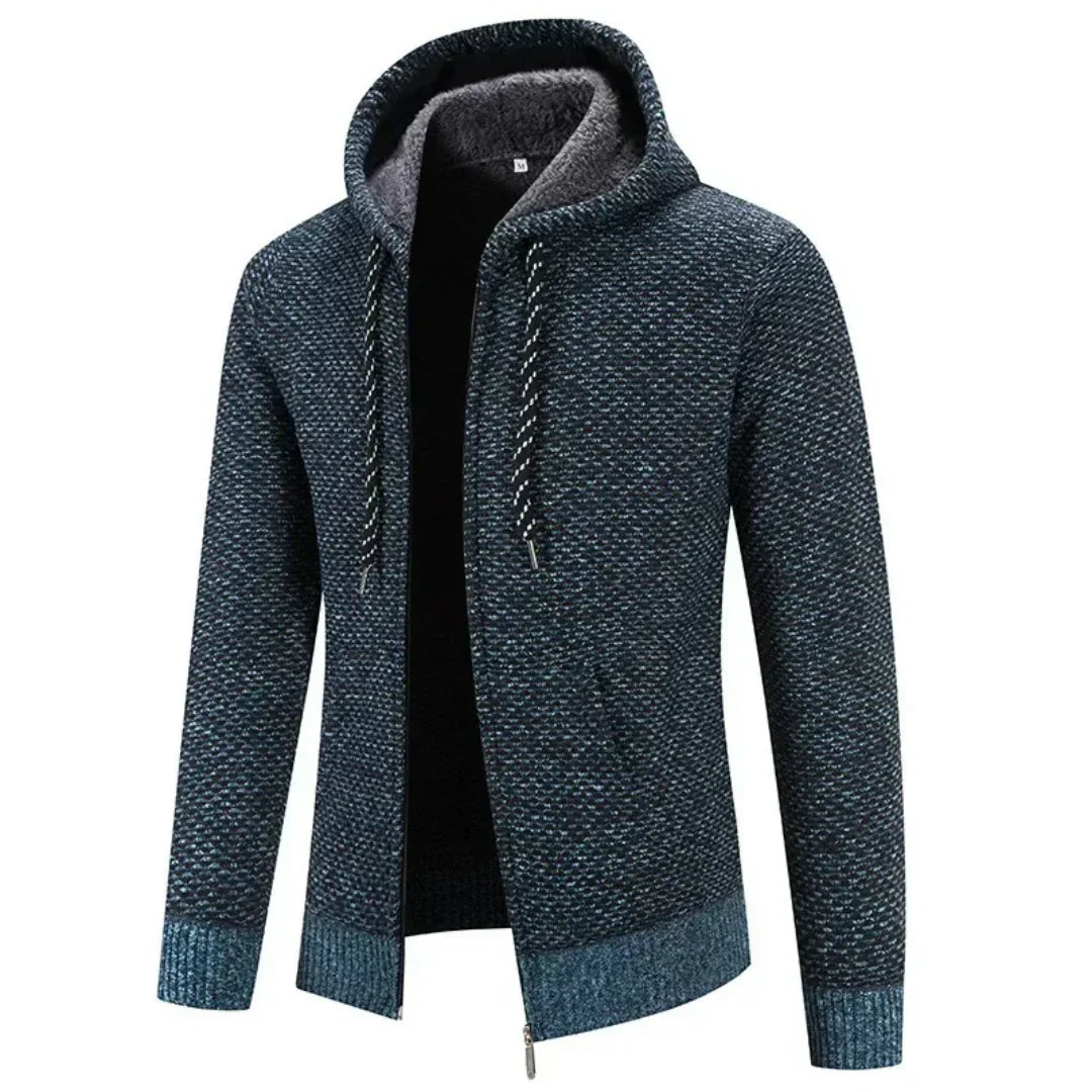 Maren | Knitted Hoodie Jacket with Fleece Lining