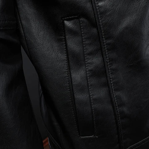 Adrien | Classic Men’s Faux Leather Jacket