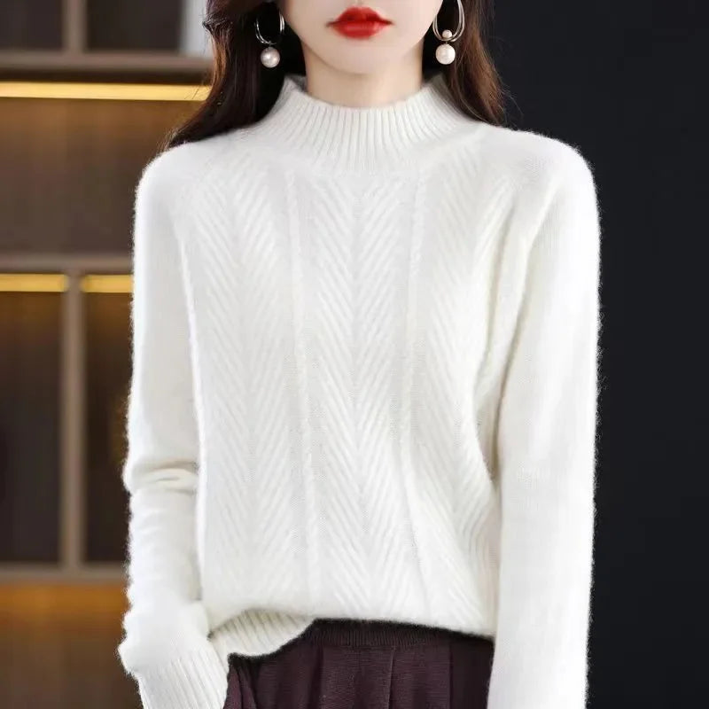 Suzanne | Structured cashmere blend sweater design