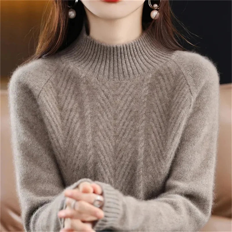 Suzanne | Structured cashmere blend sweater design