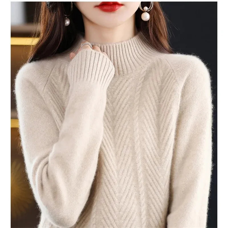 Suzanne | Structured cashmere blend sweater design