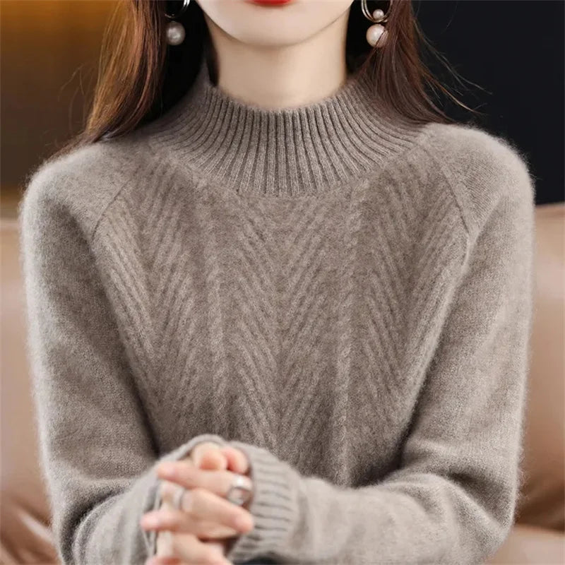 Suzanne | Structured cashmere blend sweater design