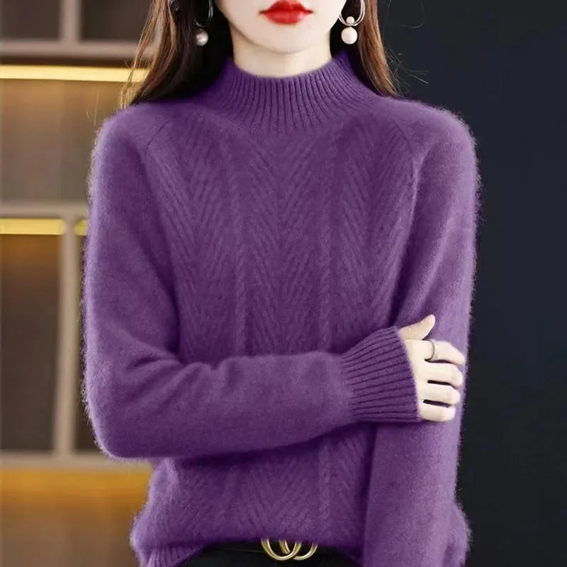 Suzanne | Structured cashmere blend sweater design