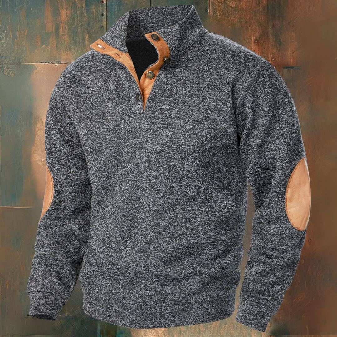 René | Knit Sweater with Suede Details