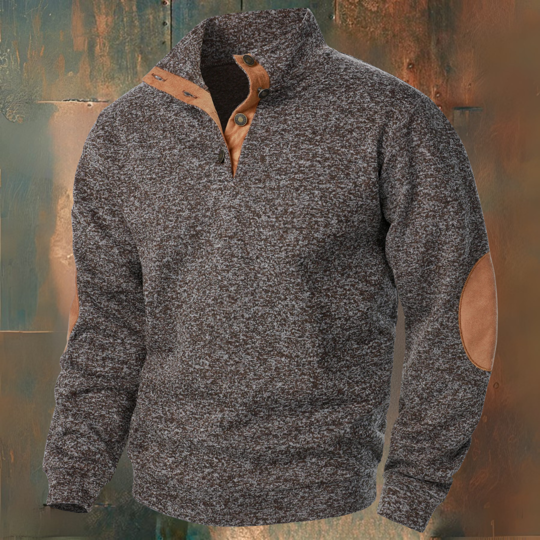 René | Knit Sweater with Suede Details